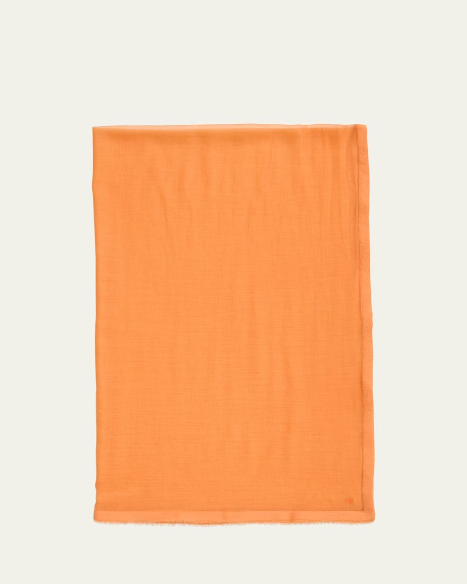 Fioko Fuzzy Edge Cashmere Scarf